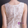 In Stock:Ship in 48 hours White Mini Allure See Through Prom Dress