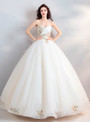 In Stock:Ship in 48 hours Ball Gown White Sweetheart Wedding Dress