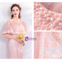 In Stock:Ship in 48 hours Pink Mermaid Lace Prom Dress With Beading