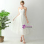 In Stock:Ship in 48 hours Spaghetti Straps Tulle Tea Length Wedding Dress