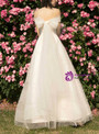 In Stock:Ship in 48 hours Champagne Floor Length Bridesmaid Dress