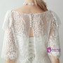 In Stock:Ship in 48 hours White Lace Two Piece Wedding Dress