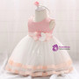 In Stock:Ship in 48 Hours White Tulle Pink Lace Little Girl Dress