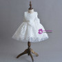 In Stock:Ship in 48 Hours White Lace Tulle Bow Little Girl Dress