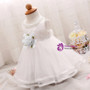 In Stock:Ship in 48 Hours White Tulle With Flower Litter Girl Dress