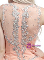 Orange Ball Gown Straps V-neck With Beading Quinceanera Dresses