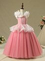 In Stock:Ship in 48 Hour Pink Tulle Princess Ai Luo Dress