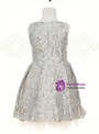 In Stock:Ship in 48 Hours Blue Embroidery Tulle Flower Girl Dress