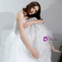 In Stock:Ship in 48 Hours Hi Lo Strapless Pleats Wedding Dress