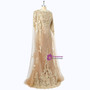 Champagne Tulle Lace Cowl Mother of the Bride Dresses for Weddings