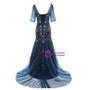 Elegant V-neck Beadings 1/2 Sleeves Mother Of The Bride Dresses