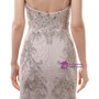 Gray Mermaid Lace Spaghetti Straps Prom Dress With Sequins