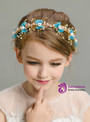 Girls' Wreath Flower Bow Pearls Hair Accessories