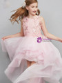 In Stock:Ship in 48 Hours Ready To Ship Hi Lo Tulle Appliques Girl Dress