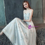In Stock:Ship in 48 Hours Gray Tulle Sequins Straps Prom Dress