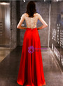 In Stock:Ship in 48 Hours Red Off The Shoulder Sequins Prom Dress