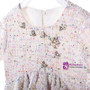 In Stock:Ship in 48 Hours Ligth Pink Short Sleeve Girl Dress With Crystal