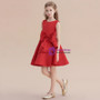 Simple A-Line Burgundy Satin Sleeveless Flower Girl Dresss With Bow
