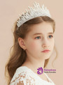 Rhinestone Pearl Crown Princess Hairband Crown Big Tiaras