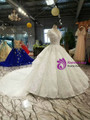 Ball Gown Tulle Sequins Bateau Cap Sleeve Wedding Dress With beading