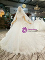 Ball Gown Tulle Appliques Bateau Cap Sleeve Wedding Dress With Beading
