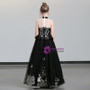 Shop 2019 Long & Short In Stock:Ship in 48 Hours Black Tulle High Neck Appliques Flower Girl Dress With Factory Price From Kemedress