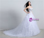 Shop 2019 Long & Short White Ball Gown Tulle Strapless Wedding Dress With Beading Crystal With Factory Price From Kemedress