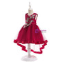 Shop 2019 Long & Short In Stock:Ship in 48 Hours Burgundy Tulle Appliques Flower Girl Dress With Factory Price From Kemedress