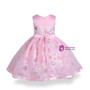 Shop 2019 Long & Short In Stock:Ship in 48 Hours Pink Tulle Print Flower Girl Dress With Factory Price From Kemedress