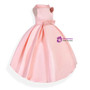 Shop 2019 Long & Short In Stock:Ship in 48 Hours Pink Satin Flower Girl Dress With Flower With Factory Price From Kemedress