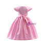 Shop 2019 Long & Short In Stock:Ship in 48 Hours Pink Satin Cap Sleeve Appliques Girl Dress With Factory Price From Kemedress