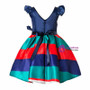 Shop 2019 Long & Short In Stock:Ship in 48 Hours Small Fly Sleeve V Neck Stripe Girl Dress With Factory Price From Kemedress