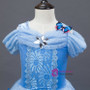 Shop 2019 Long & Short In Stock:Ship in 48 Hours Blue Tulle Cinderella Dress With Butterfly With Factory Price From Kemedress