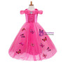 Shop 2019 Long & Short In Stock:Ship in 48 Hours Fuchsia Tulle Cinderella Dress With Butterfly With Factory Price From Kemedress