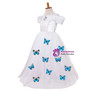Shop 2019 Long & Short In Stock:Ship in 48 Hours White Tulle Cinderella Dress With Butterfly With Factory Price From Kemedress