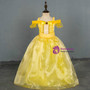 Shop 2019 Long & Short In Stock:Ship in 48 Hours Yellow Organza Princess Dress With Crystal With Factory Price From Kemedress