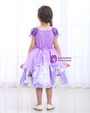 Shop 2019 Long & Short In Stock:Ship in 48 Hours Purple Tulle Puff SLeeve Sophia Dress With Factory Price From Kemedress