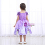 Shop 2019 Long & Short In Stock:Ship in 48 Hours Purple Tulle Puff SLeeve Sophia Dress With Factory Price From Kemedress