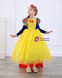 Shop 2019 Long & Short In Stock:Ship in 48 Hours Yellow Tulle Puff Sleeve Snow White Skirt With Factory Price From Kemedress