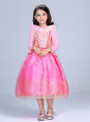 Shop 2019 Long & Short In Stock:Ship in 48 Hours Fuchsia Tulle Long Sleeve Princess Dress With Factory Price From Kemedress
