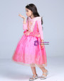 Shop 2019 Long & Short In Stock:Ship in 48 Hours Fuchsia Tulle Long Sleeve Princess Dress With Factory Price From Kemedress