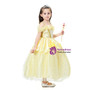 Shop 2019 Long & Short In Stock:Ship in 48 Hours Yellow Tulle Straps Belle Princess Dress With Factory Price From Kemedress