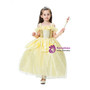 Shop 2019 Long & Short In Stock:Ship in 48 Hours Yellow Tulle Straps Belle Princess Dress With Factory Price From Kemedress