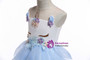 Shop 2019 Long & Short In Stock:Ship in 48 Hours Blue Organza Appliques Unicorn Princess Dress With Factory Price From Kemedress