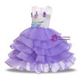Shop 2019 Long & Short In Stock:Ship in 48 Hours Purple Organza Appliques Unicorn Princess Dress With Factory Price From Kemedress