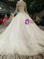 Shop 2019 Long & Short White Ball Gown Tulle Appliques Off The Shoulder Wedding Dress With Beading With Factory Price From Kemedress