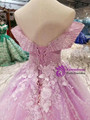 Shop 2019 Long & Short Purple Tulle Sequins Off The Shoulder Appliques Beading Wedding Dress With Train With Factory Price From Kemedress