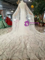 Shop 2019 Long & Short Sheath Tulle Sequins High Neck Backless Beading Crystal Wedding Dress With Train With Factory Price From Kemedress