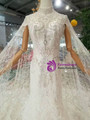 Shop 2019 Long & Short Sheath Tulle Sequins High Neck Backless Beading Crystal Wedding Dress With Train With Factory Price From Kemedress