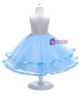 Shop 2019 Long & Short In Stock:Ship in 48 Hours Blue Tulle Appliques Unicorn Flower Girl Dress With Factory Price From Kemedress